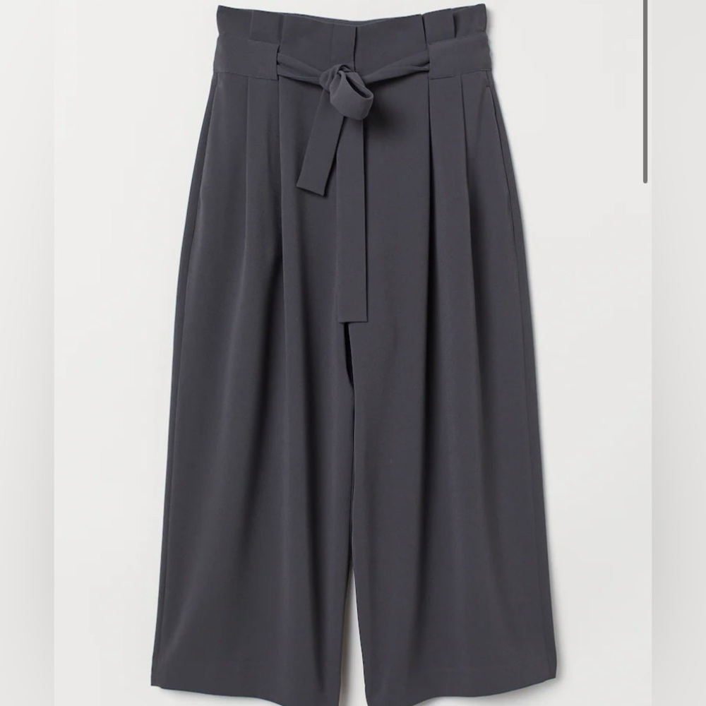 HM Dark Grey Wide Cut Pants